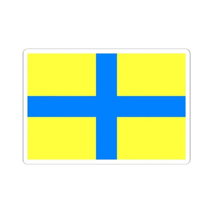 Flag of Parma Italy - STICKER Vinyl Kiss-Cut Decal 2 Inch White - The Sticker Space