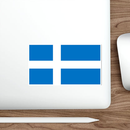 Flag of Pärnu Estonia STICKER Vinyl Die-Cut Decal-The Sticker Space