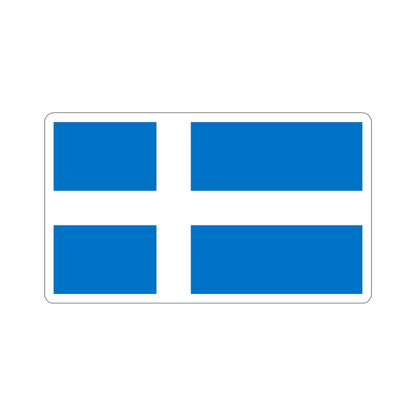 Flag of Pärnu Estonia STICKER Vinyl Die-Cut Decal-2 Inch-The Sticker Space