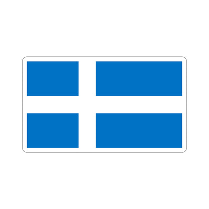 Flag of Pärnu Estonia STICKER Vinyl Die-Cut Decal-3 Inch-The Sticker Space