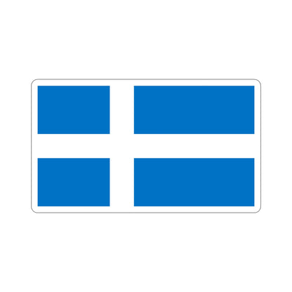 Flag of Pärnu Estonia STICKER Vinyl Die-Cut Decal-6 Inch-The Sticker Space