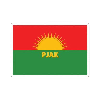 Flag of Partiya Jiyana Azad a Kurdistanê (Iran) STICKER Vinyl Die-Cut Decal 2 Inch - The Sticker Space
