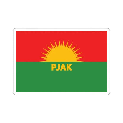 Flag of Partiya Jiyana Azad a Kurdistanê (Iran) STICKER Vinyl Die-Cut Decal 2 Inch - The Sticker Space