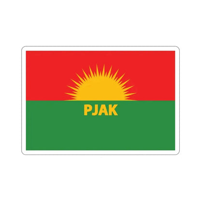 Flag of Partiya Jiyana Azad a Kurdistanê (Iran) STICKER Vinyl Die-Cut Decal 5 Inch - The Sticker Space