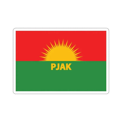 Flag of Partiya Jiyana Azad a Kurdistanê (Iran) STICKER Vinyl Die-Cut Decal 6 Inch - The Sticker Space