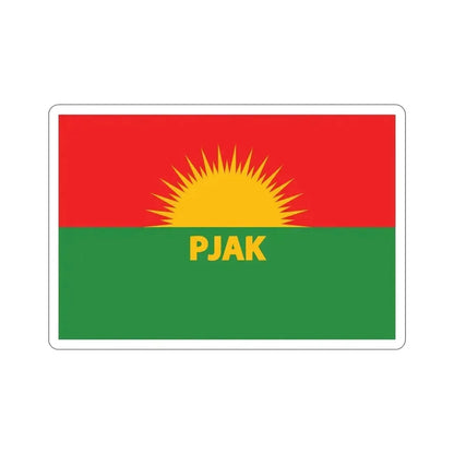 Flag of Partiya Jiyana Azad a Kurdistanê (Iran) STICKER Vinyl Die-Cut Decal - The Sticker Space