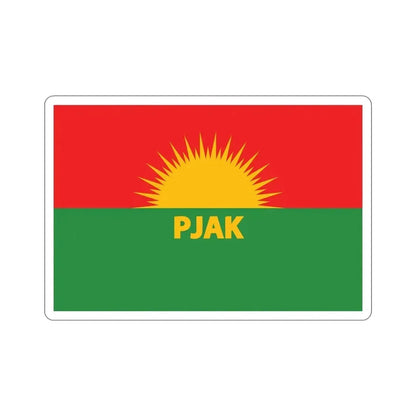 Flag of Partiya Jiyana Azad a Kurdistanê (Iran) STICKER Vinyl Die-Cut Decal - The Sticker Space