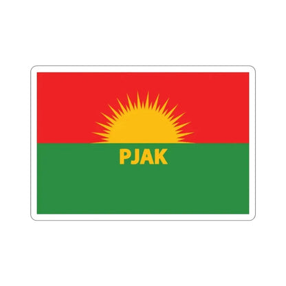 Flag of Partiya Jiyana Azad a Kurdistanê (Iran) STICKER Vinyl Die-Cut Decal - The Sticker Space