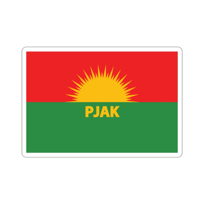 Flag of Partiya Jiyana Azad a Kurdistanê (Iran) STICKER Vinyl Die-Cut Decal-2 Inch-The Sticker Space