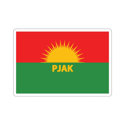 Flag of Partiya Jiyana Azad a Kurdistanê (Iran) STICKER Vinyl Die-Cut Decal-3 Inch-The Sticker Space