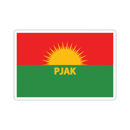 Flag of Partiya Jiyana Azad a Kurdistanê (Iran) STICKER Vinyl Die-Cut Decal-5 Inch-The Sticker Space