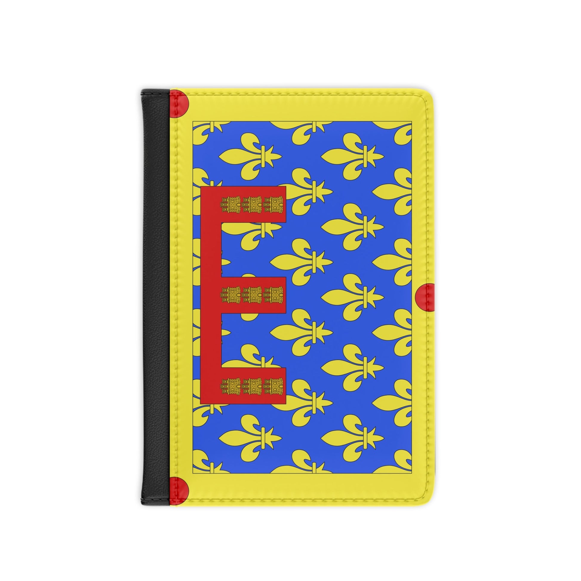 Flag of Pas de Calais France 2 - Passport Holder-3.9" x 5.8"-The Sticker Space