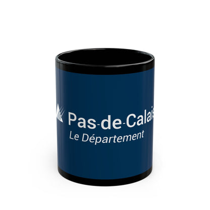 Flag of Pas de Calais France - Black Coffee Mug-11oz-The Sticker Space