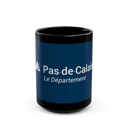 Flag of Pas de Calais France - Black Coffee Mug-15oz-The Sticker Space