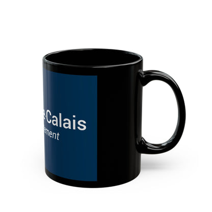 Flag of Pas de Calais France - Black Coffee Mug-The Sticker Space