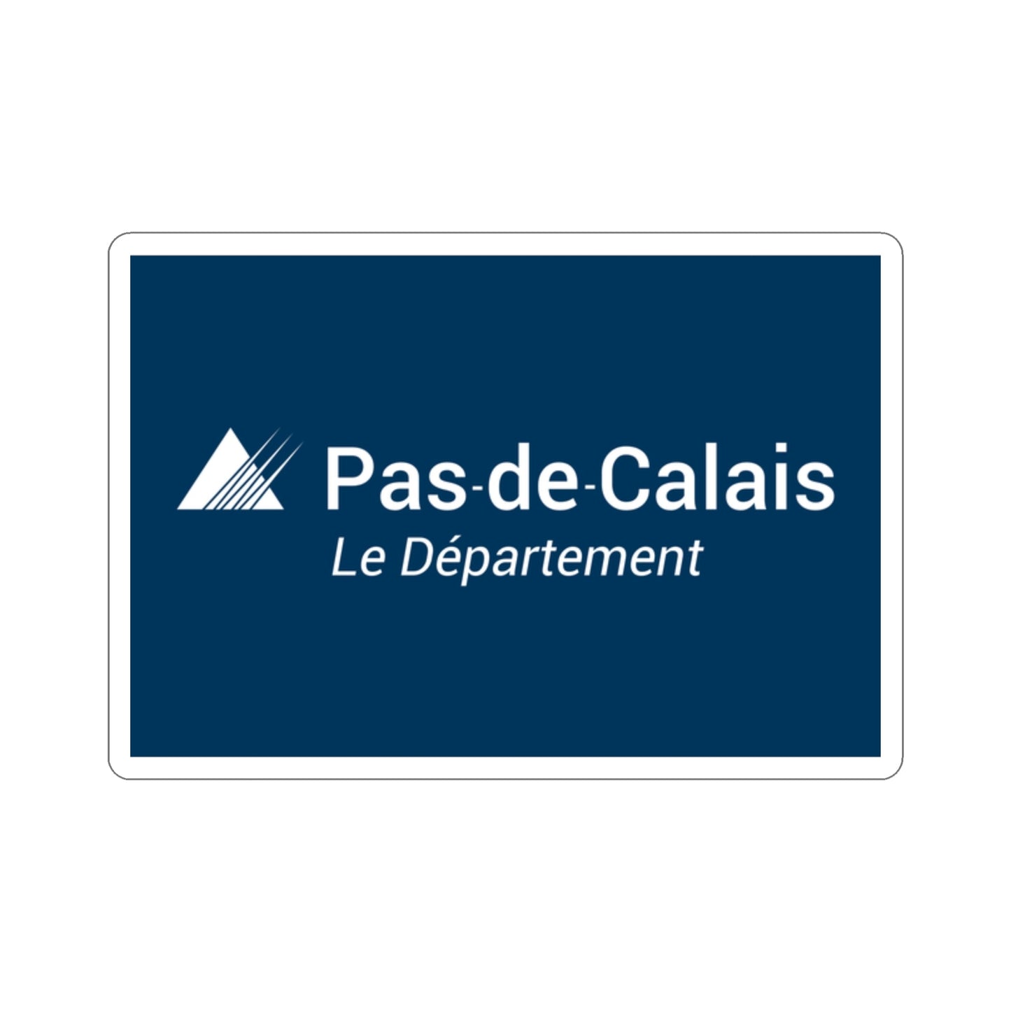 Flag of Pas de Calais France STICKER Vinyl Die-Cut Decal-2 Inch-The Sticker Space