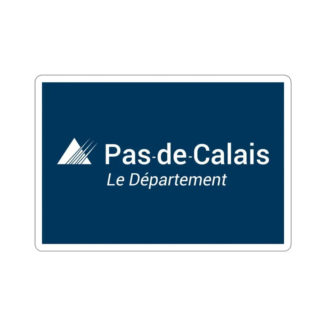 Flag of Pas de Calais France STICKER Vinyl Die-Cut Decal 3 Inch - The Sticker Space