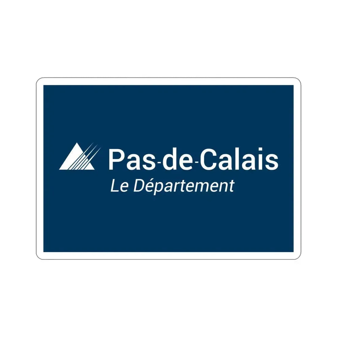 Flag of Pas de Calais France STICKER Vinyl Die-Cut Decal 5 Inch - The Sticker Space