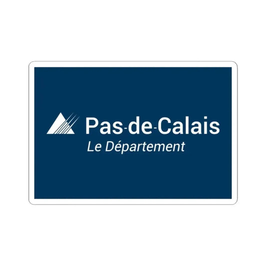 Flag of Pas de Calais France - STICKER Vinyl Kiss-Cut Decal 2 Inch White - The Sticker Space