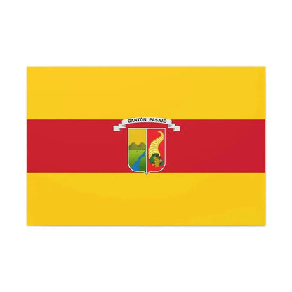 Flag of Pasaje Ecuador - Canvas Wall Art - The Sticker Space