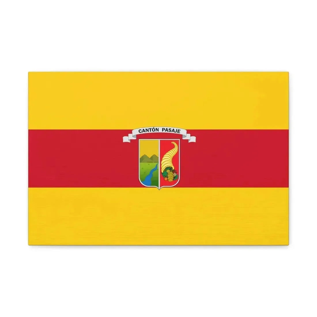 Flag of Pasaje Ecuador - Canvas Wall Art - The Sticker Space