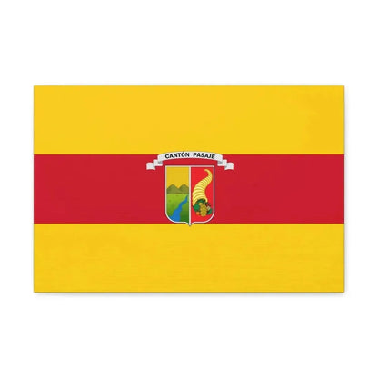 Flag of Pasaje Ecuador - Canvas Wall Art - The Sticker Space