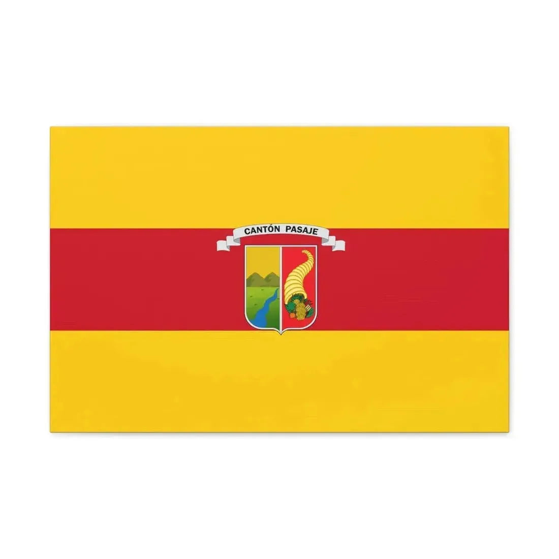 Flag of Pasaje Ecuador - Canvas Wall Art - The Sticker Space