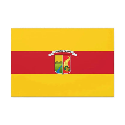 Flag of Pasaje Ecuador - Canvas Wall Art - The Sticker Space