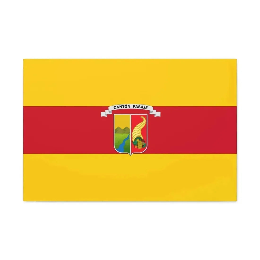Flag of Pasaje Ecuador - Canvas Wall Art - The Sticker Space