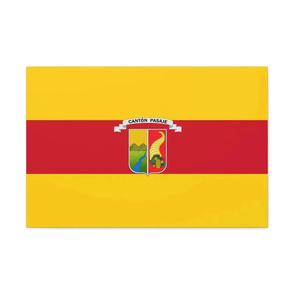 Flag of Pasaje Ecuador - Canvas Wall Art - The Sticker Space