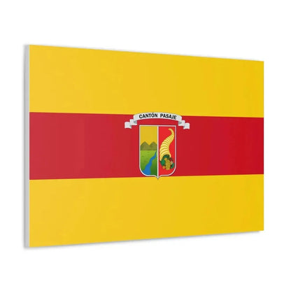 Flag of Pasaje Ecuador - Canvas Wall Art - The Sticker Space