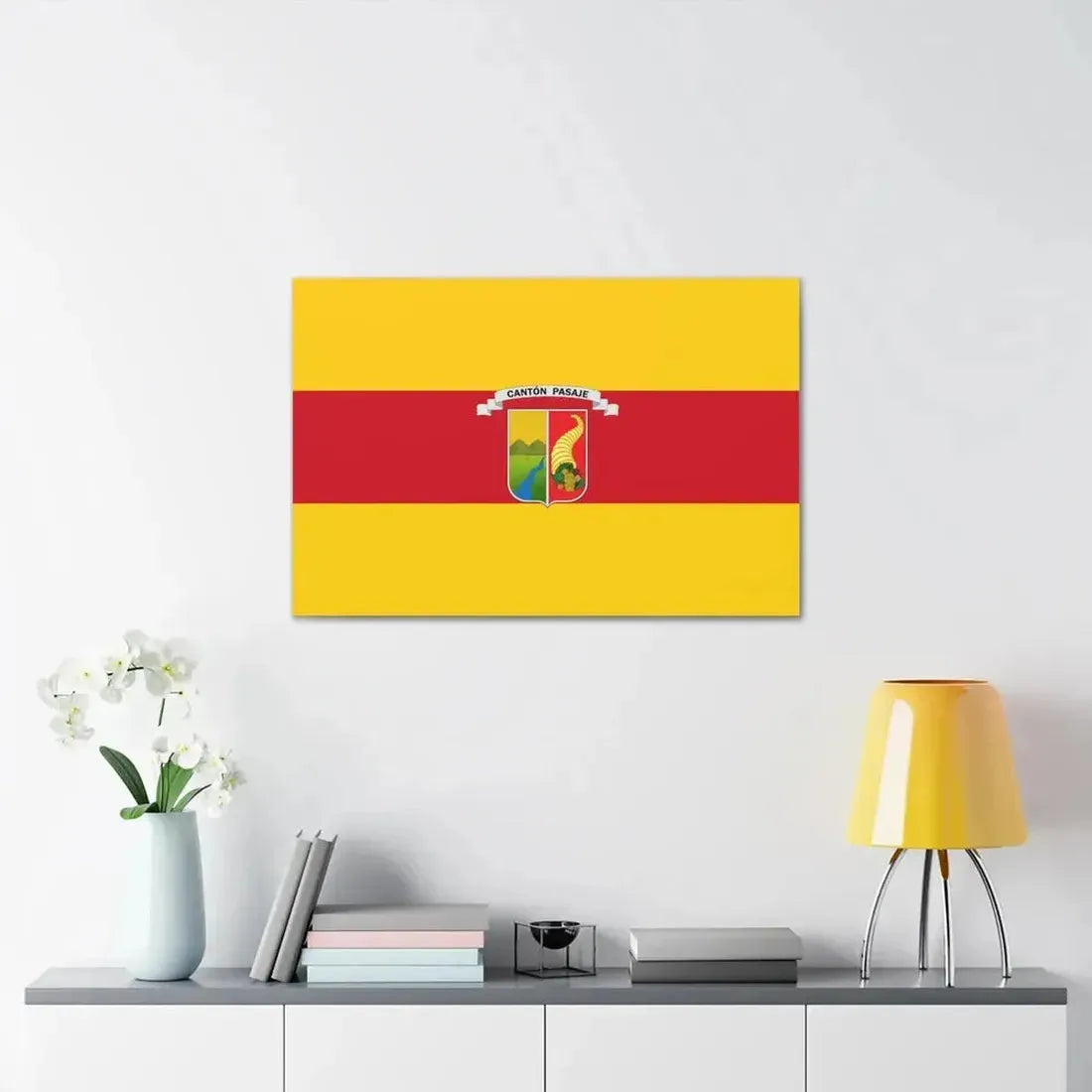 Flag of Pasaje Ecuador - Canvas Wall Art - The Sticker Space