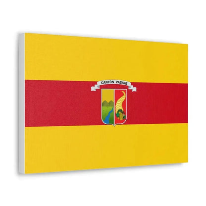 Flag of Pasaje Ecuador - Canvas Wall Art - The Sticker Space