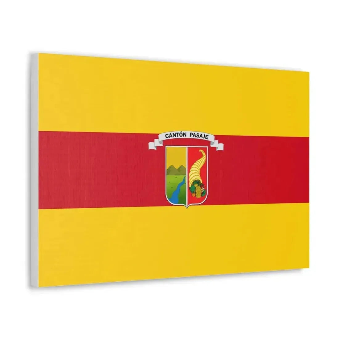 Flag of Pasaje Ecuador - Canvas Wall Art - The Sticker Space