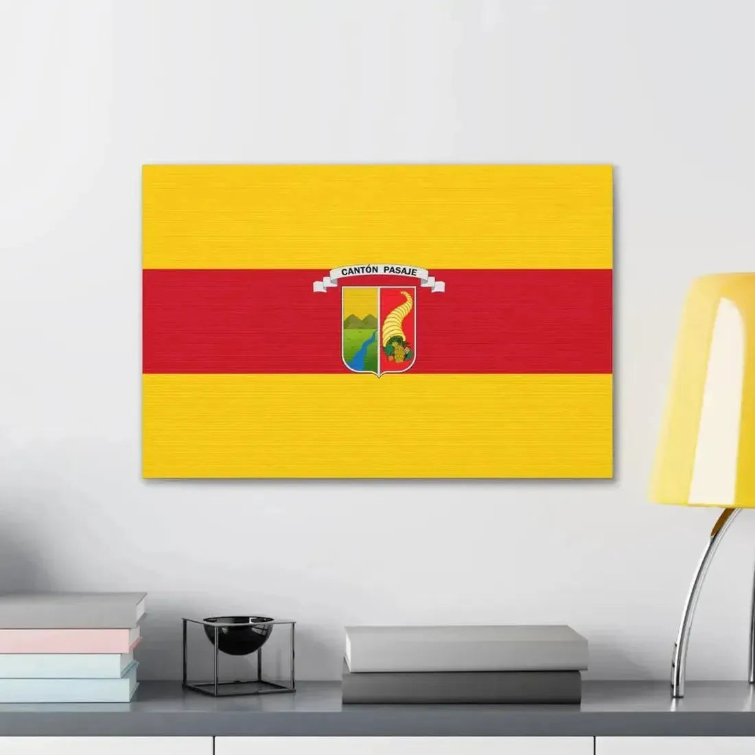 Flag of Pasaje Ecuador - Canvas Wall Art - The Sticker Space