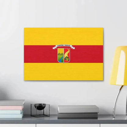 Flag of Pasaje Ecuador - Canvas Wall Art - The Sticker Space