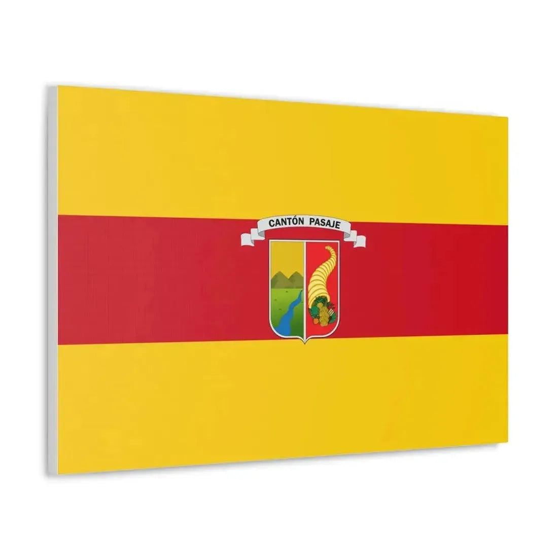 Flag of Pasaje Ecuador - Canvas Wall Art - The Sticker Space