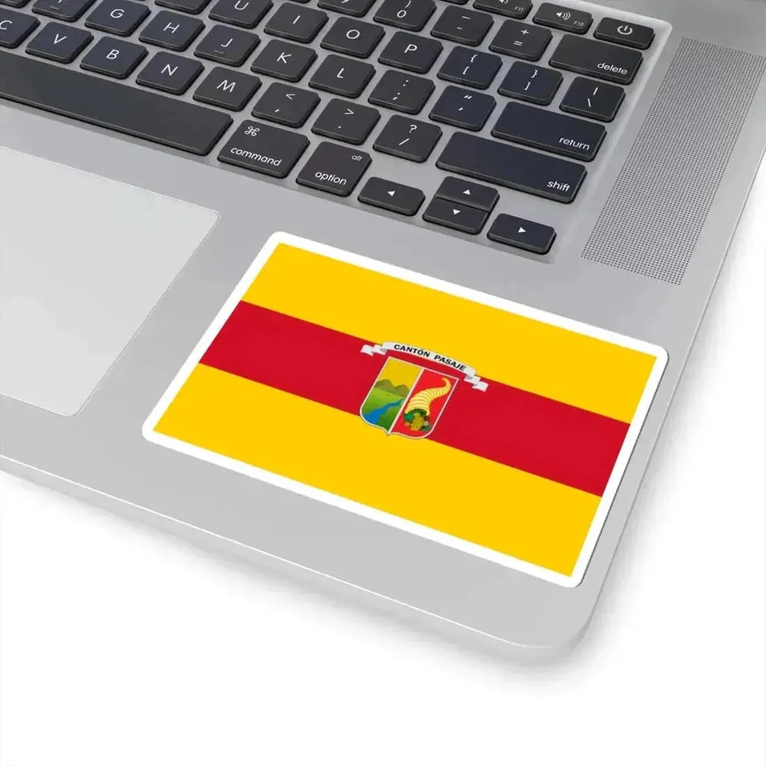Flag of Pasaje Ecuador (Ecuador) STICKER Vinyl Kiss-Cut Decal - The Sticker Space
