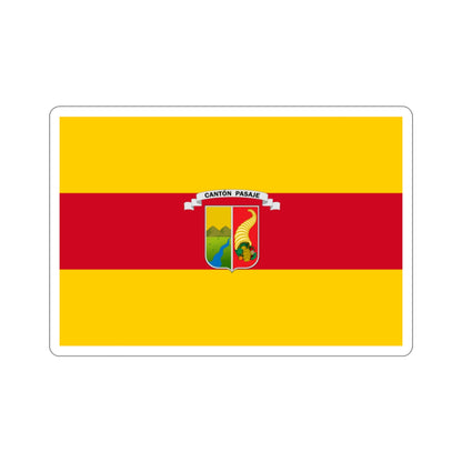 Flag of Pasaje Ecuador STICKER Vinyl Die-Cut Decal-2 Inch-The Sticker Space