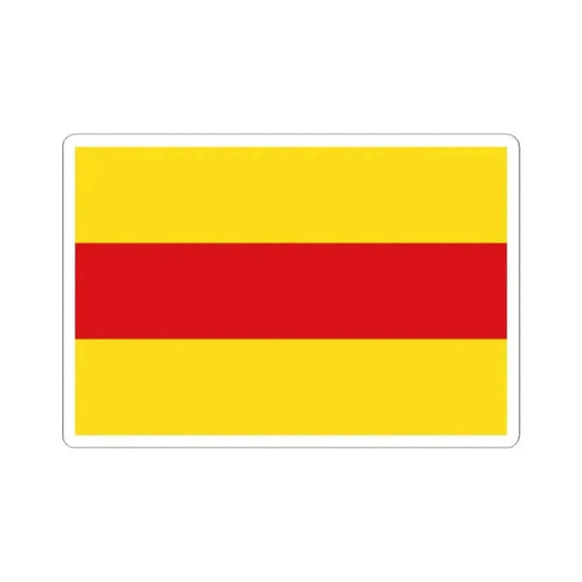 Flag of Pasaje (Ecuador) STICKER Vinyl Kiss-Cut Decal 2 Inch White - The Sticker Space