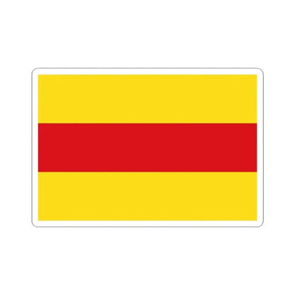 Flag of Pasaje (Ecuador) STICKER Vinyl Kiss-Cut Decal 3 Inch White - The Sticker Space