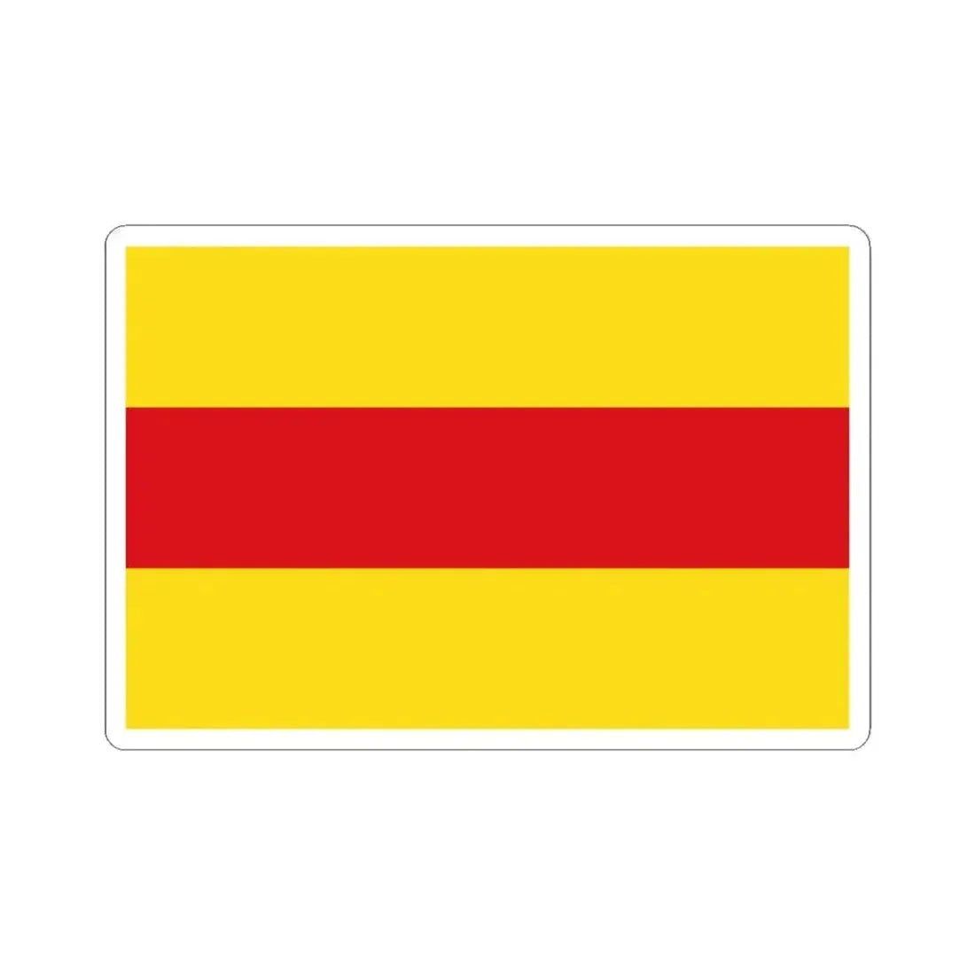 Flag of Pasaje (Ecuador) STICKER Vinyl Kiss-Cut Decal 4 Inch White - The Sticker Space