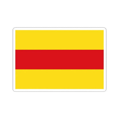 Flag of Pasaje (Ecuador) STICKER Vinyl Kiss-Cut Decal 4 Inch White - The Sticker Space
