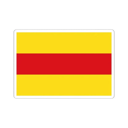 Flag of Pasaje (Ecuador) STICKER Vinyl Kiss-Cut Decal 6 Inch White - The Sticker Space