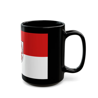 Flag of Passau 2 Germany - Black Coffee Mug-The Sticker Space