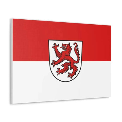 Flag of Passau 2 Germany - Canvas Wall Art - The Sticker Space