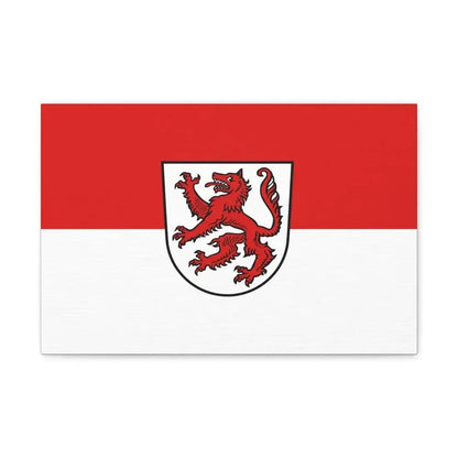 Flag of Passau 2 Germany - Canvas Wall Art - The Sticker Space