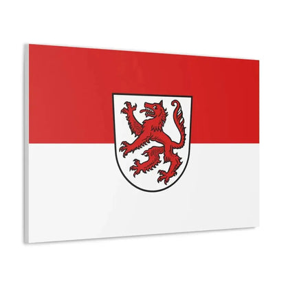 Flag of Passau 2 Germany - Canvas Wall Art - The Sticker Space