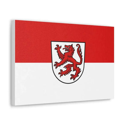 Flag of Passau 2 Germany - Canvas Wall Art - The Sticker Space