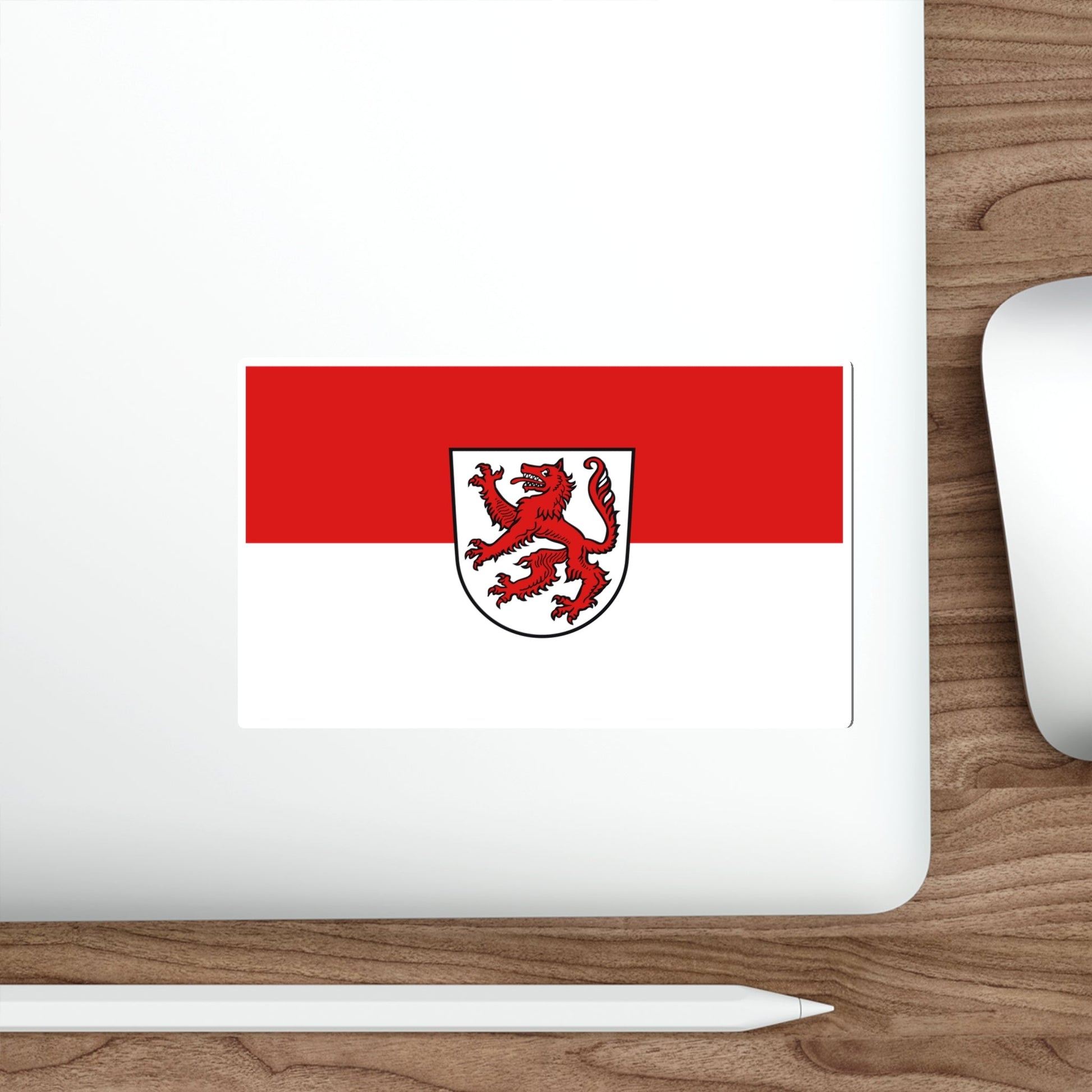 Flag of Passau 2 Germany STICKER Vinyl Die-Cut Decal-The Sticker Space